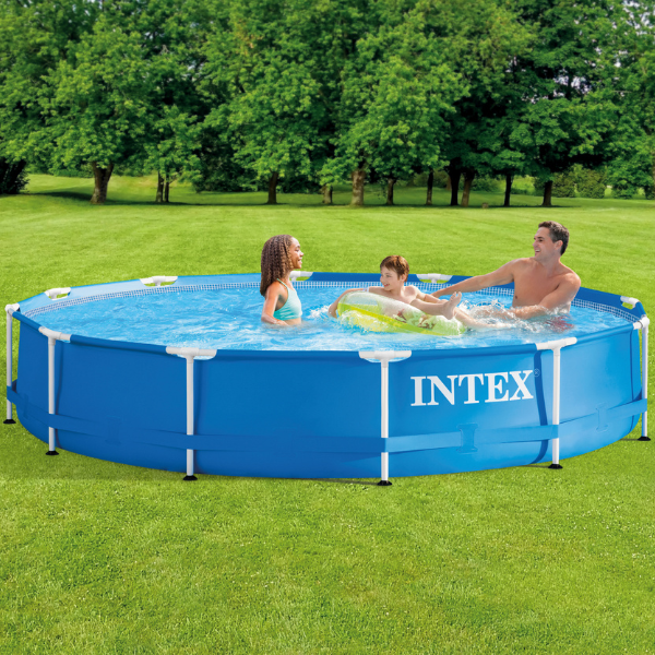 INTEX Бассейн METAL FRAME 305×76 см, 4485Л, металлический каркас
