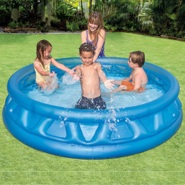 INTEX Детский надувной бассейн с мягким бортом 188×46 см, 790 Л, 3+