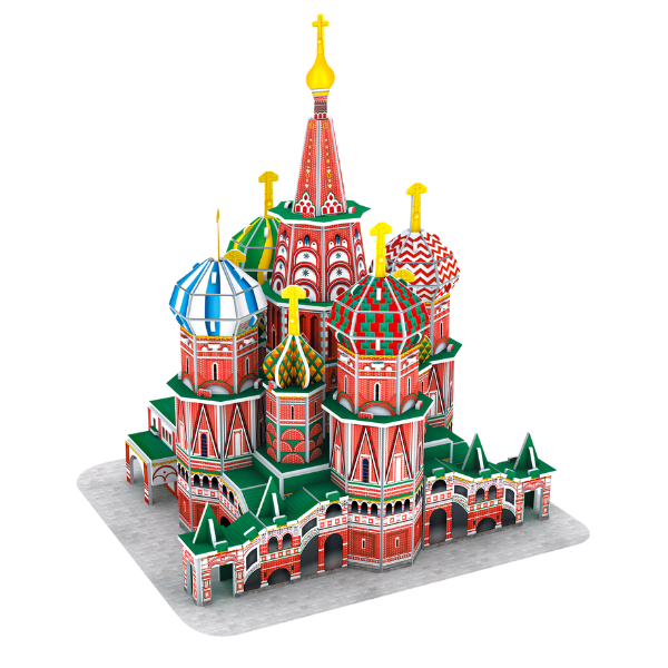 3D пазл «Собор Василия Блаженного», 92 элемента