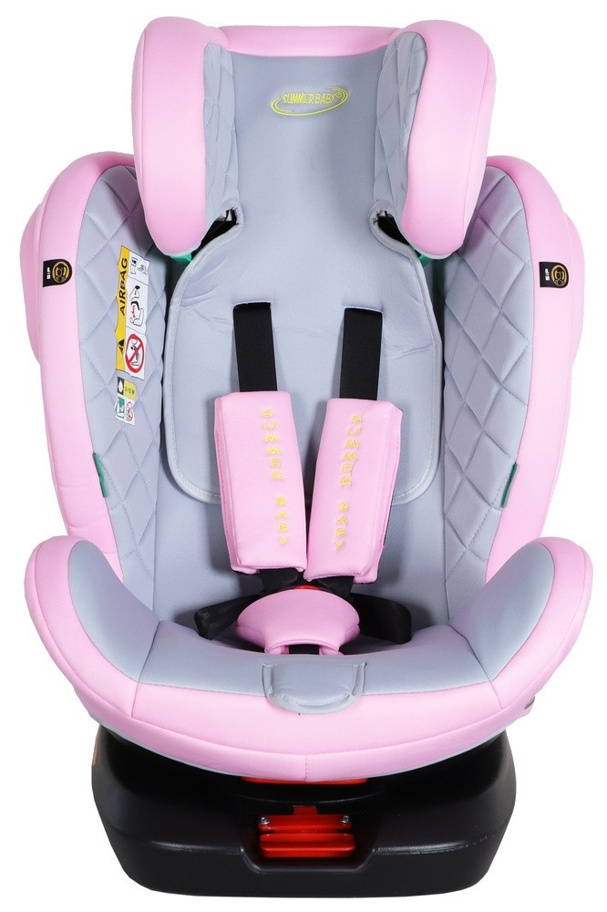 Детское автокресло Summer Baby Faro I-Size (4572) Grey/Pink