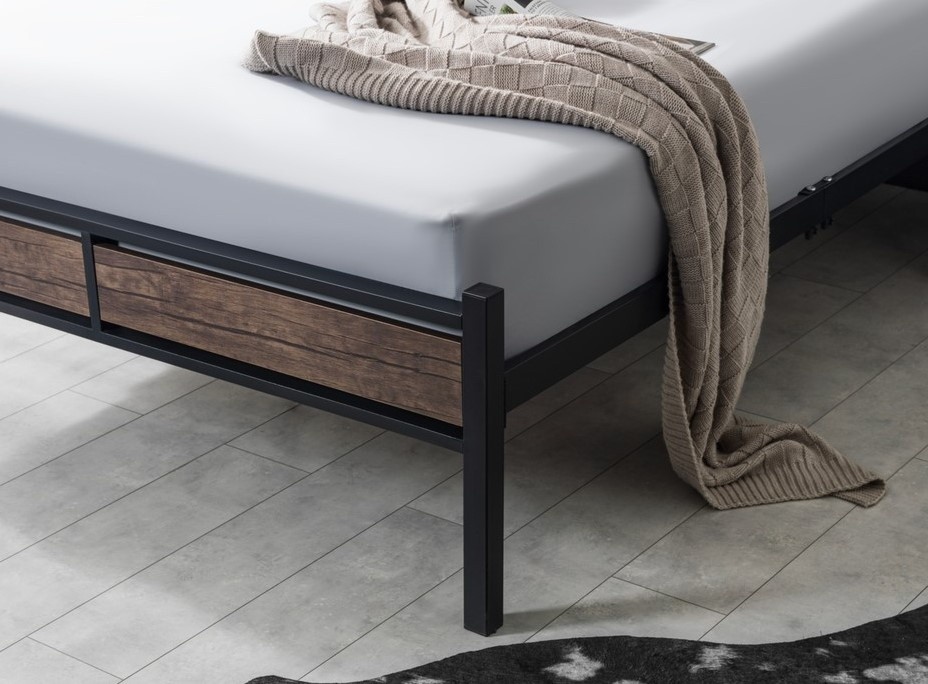 Кровать Evger K-300 160x200cm Black Wood