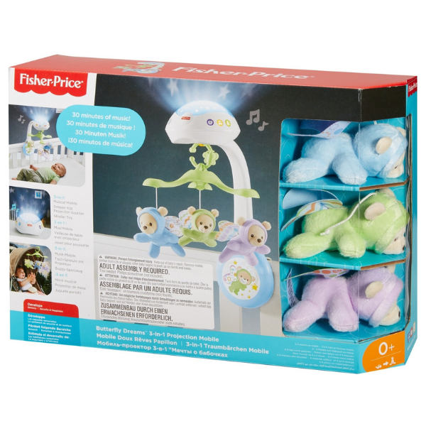 Fisher-Price Мобиль с пультом управления Сон бабочки