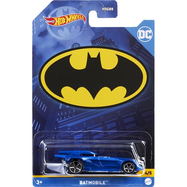 Hot Wheels Тематическая машинка «Batman» (в асс.)