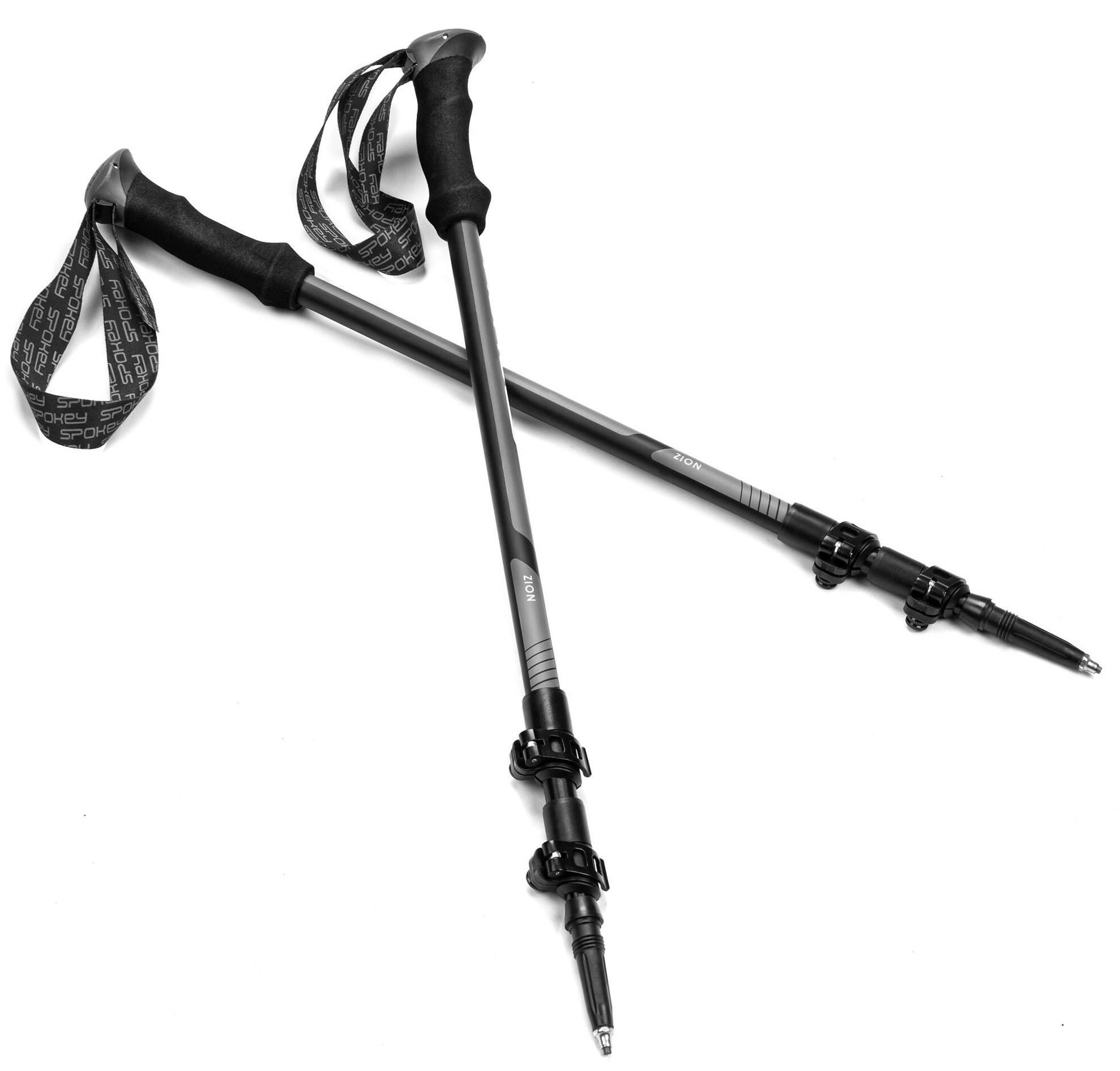 Треккинговые палки Spokey Zion Black (929460)