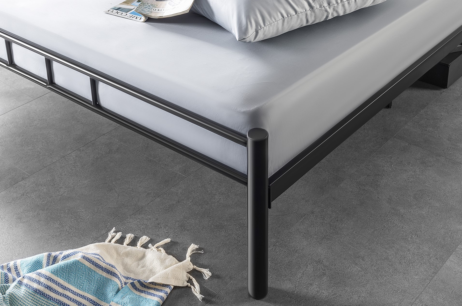 Кровать Evger K-25 160x200cm Black