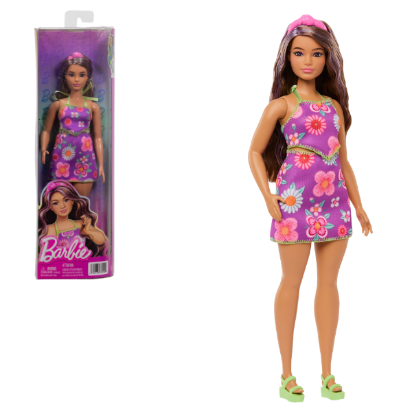 Кукла Barbie «Модница в цветочном наряде»