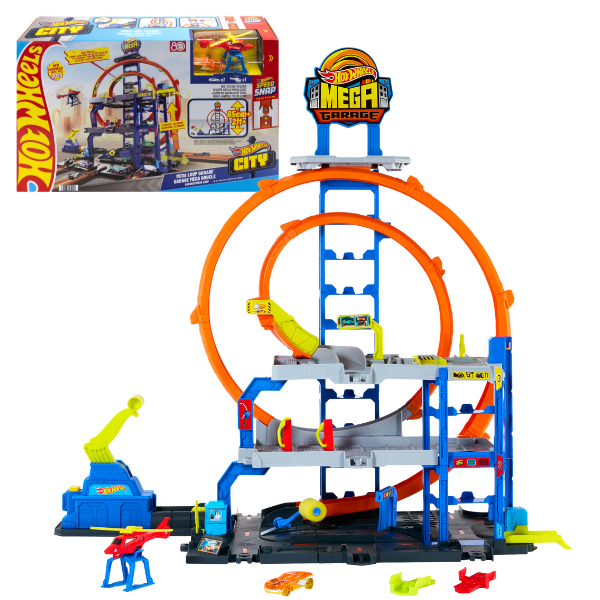 Игровой набор Hot Wheels «Гараж с мега-петлёй»