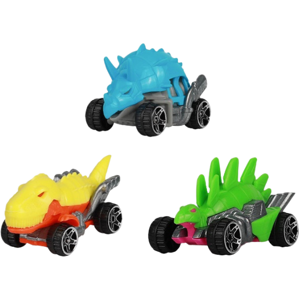 Набор из 3 машинок Teamsterz Beast Machines Die-Cast, в асс.