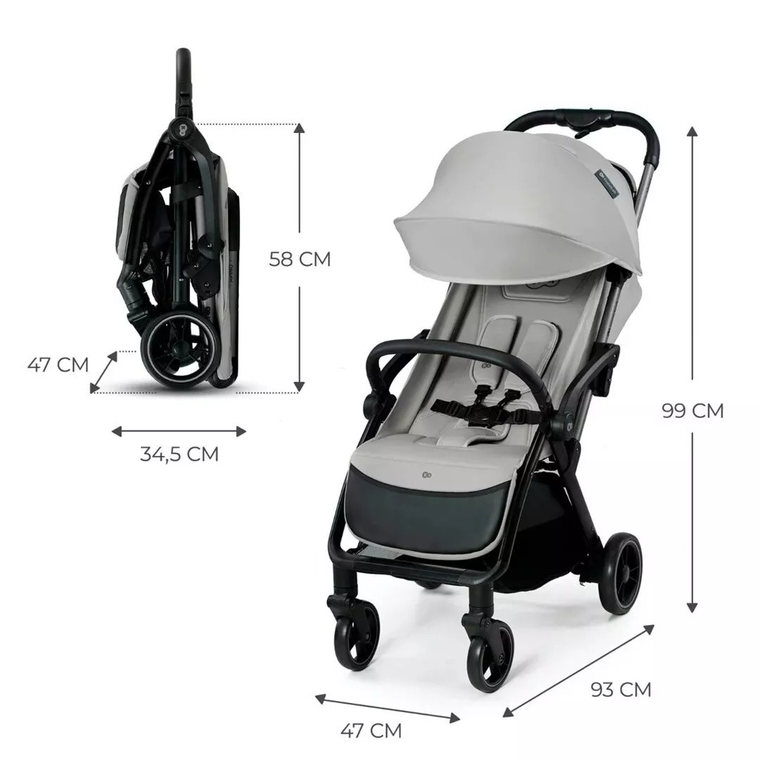 Коляска Kinderkraft Apino Dove Grey (KSAPIN00GRY0000)