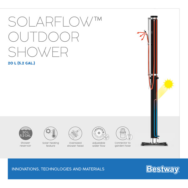 Bestway Летний душ Solar Flow 35л