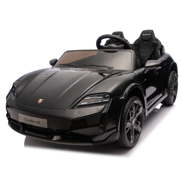 Машина Porsche Taycan, Аккумулятор 12V10Ah, 2 мотора 90W, EVA колеса, кожаные сидения