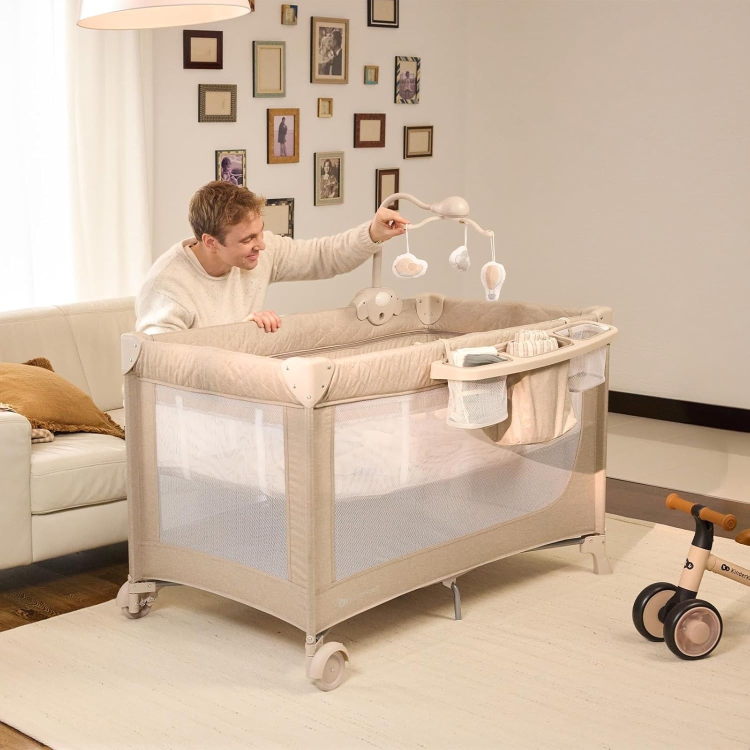 Манеж Kinderkraft Leody UP Biege (KCLEODUPBEG00AC)