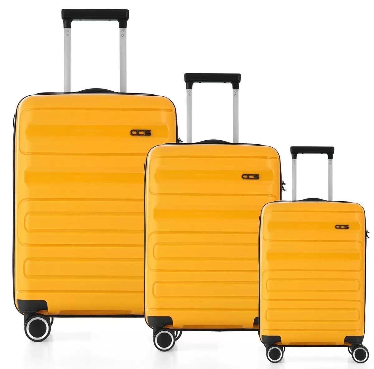 Комплект чемоданов CCS 5225 Set Yellow
