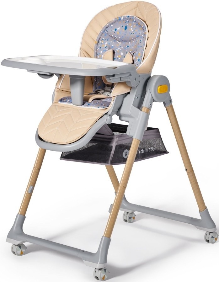 Стульчик для кормления Kinderkraft Lastree Wood (KHLAST00BEGW000)