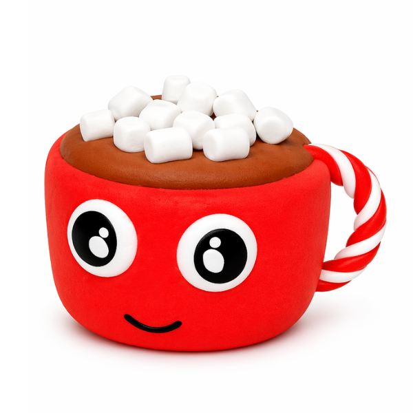 Набор воздушного пластилина Air clay «Squishy: Какао», 6шт. х 5г.
