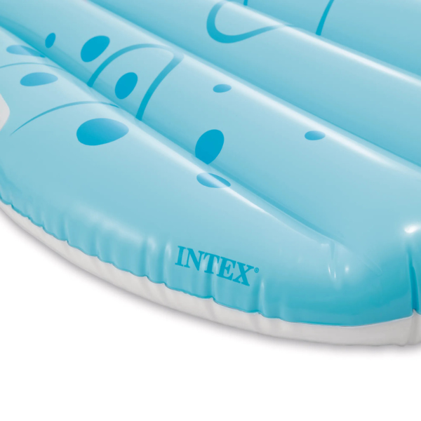 INTEX Надувной матрас-плот для плавания «Аксолотль» 109x94x14 см, до 40 кг