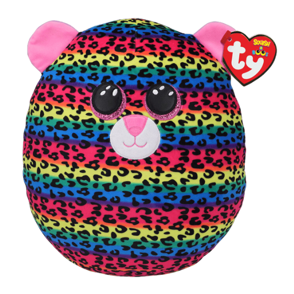 Разноцветный леопард Dotty 30 см (Squish Boos)