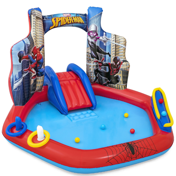 Bestway Надувной игровой центр «Человек паук», 211 x 206 x 127 см, 2+