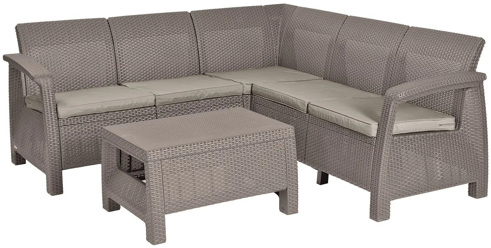 Набор садовой мебели Keter Corfu Relax Set Cappuccino/Sand (227845)
