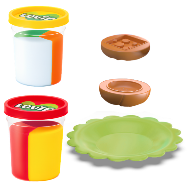Набор теста для лепки Play dough «Бургер»