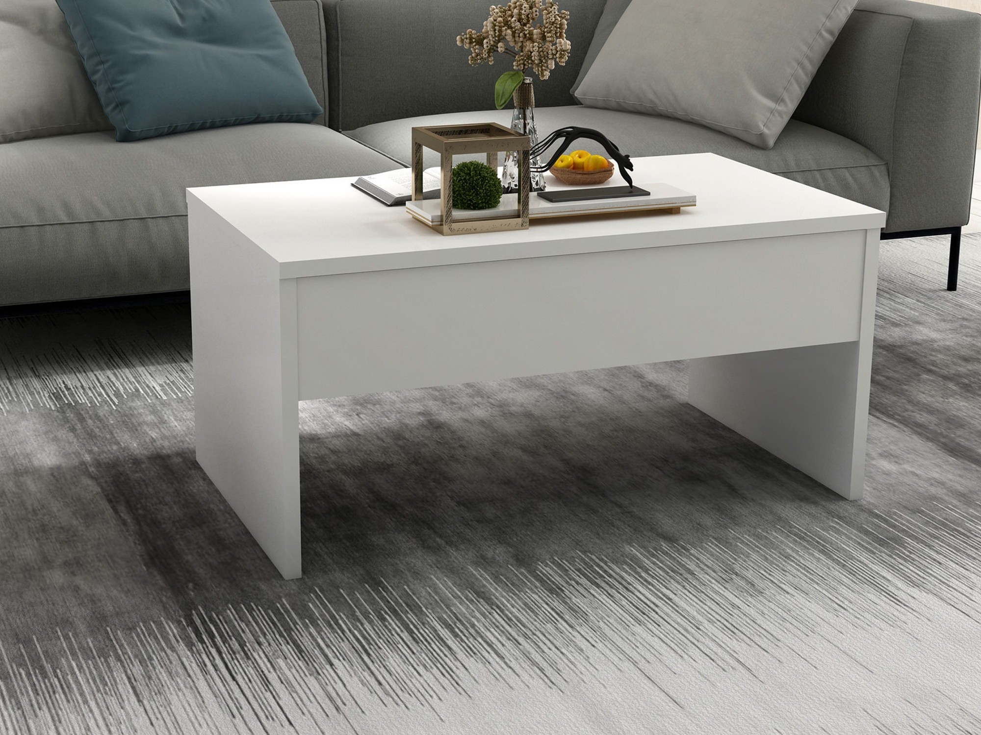 Журнальный столик Hanah Home Akilli White