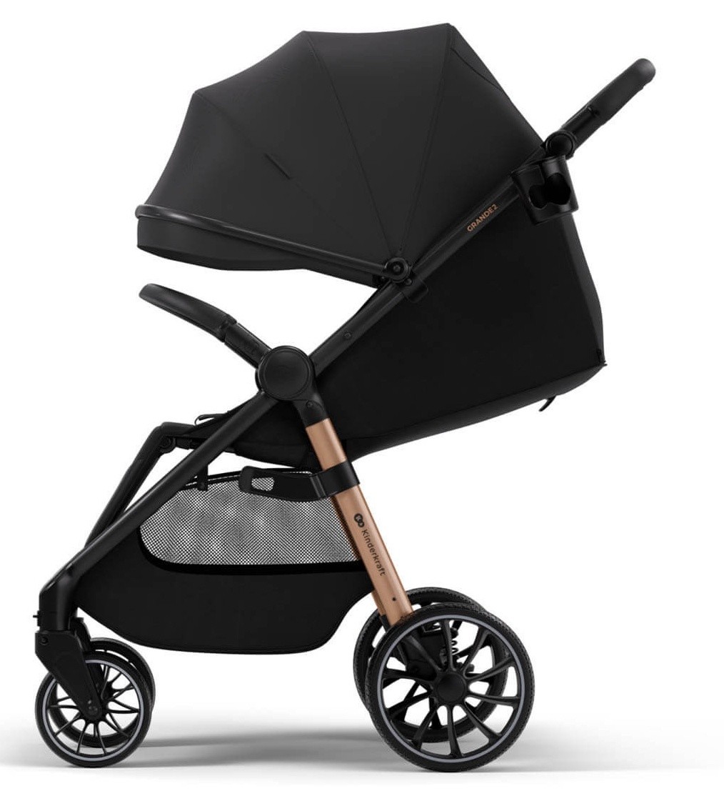 Коляска Kinderkraft Grande 2 Midnight Black (KSGRAN02BLK0000)