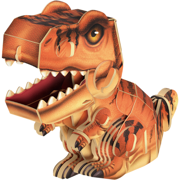 3D-пазл Tyrannosaurus Rex – Собери собственного грозного тираннозавра, 47 элементов