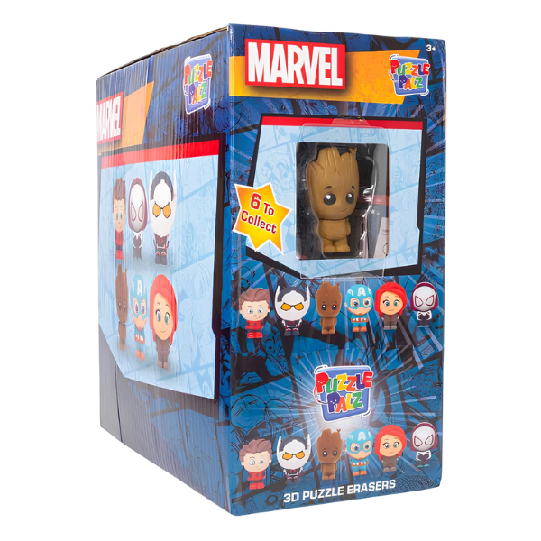 3D ластик из серии «Marvel», 6 моделей