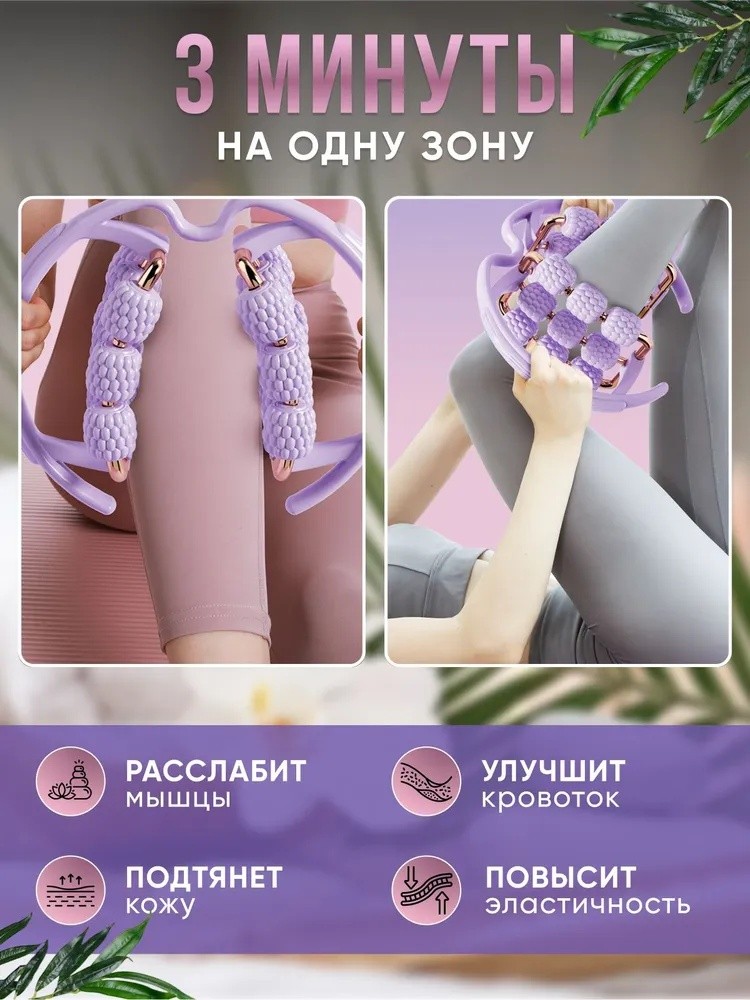 Массажер 4Life Leg Massage Roller AT1 Purple