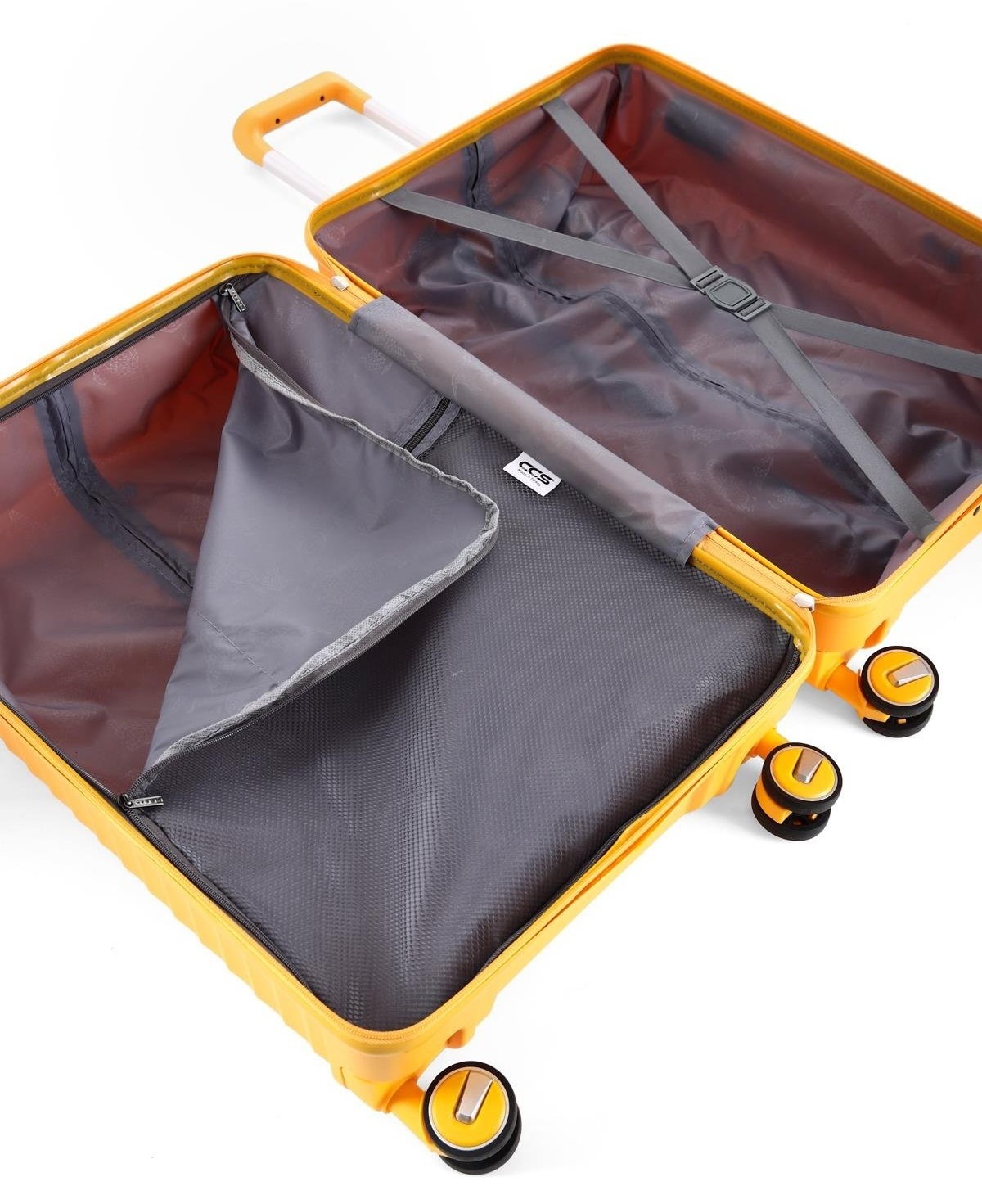 Чемодан CCS 5235 L Yellow