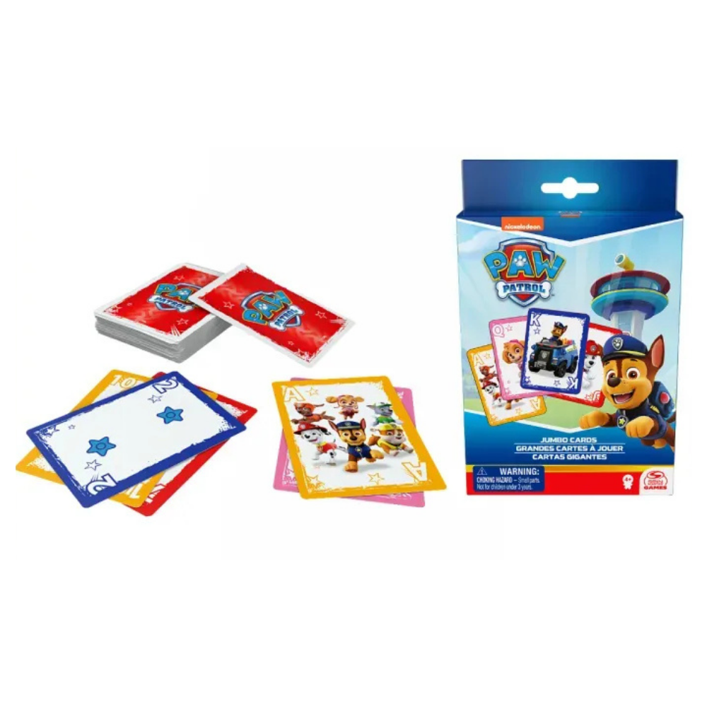 Щенячий патруль: Игральные карты Jumbo