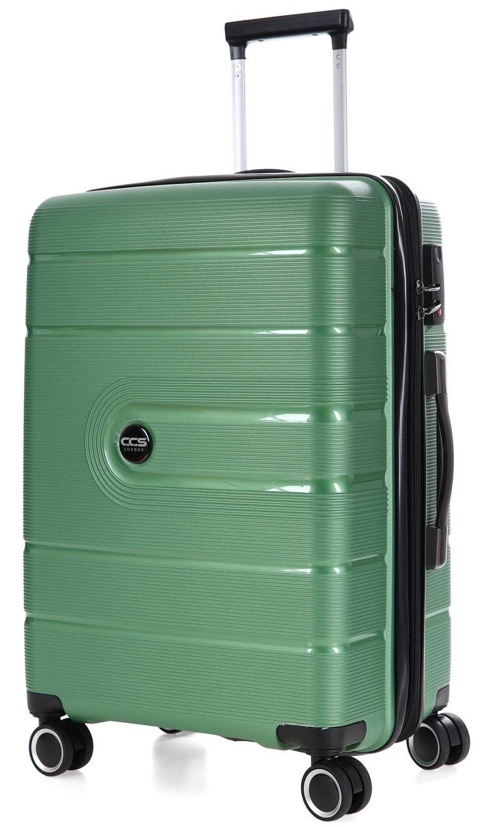 Чемодан CCS 5241 S Metalic Green