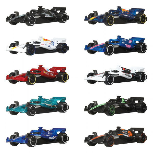 1:64 Набор машинок Formula 1 Hot Wheels, 10 шт.