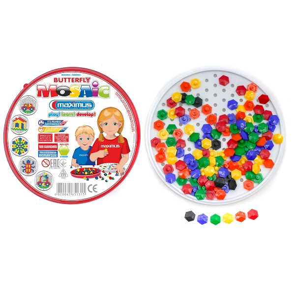 Игровой набор мозаика «Бабочка» 54 эл.