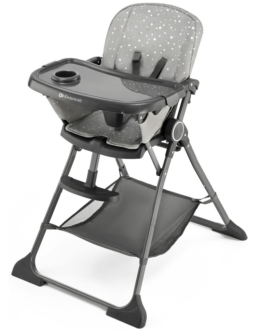 Стульчик для кормления Kinderkraft Foldee Grey (KHFOLD00GRY0000)