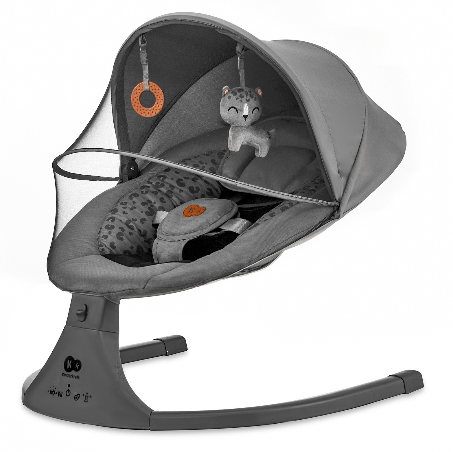 Детское кресло-качалкa Kinderkraft Lumi 2 Dark Grey (KBLUMI02DGR0000)