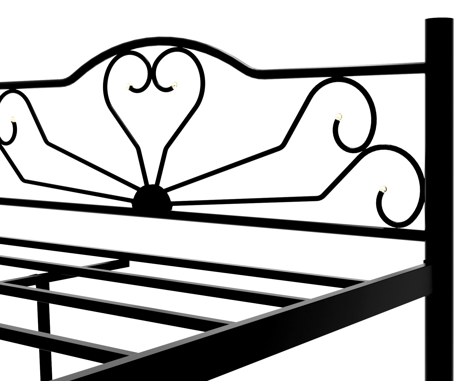 Кровать Evger K-50 160x200cm Black