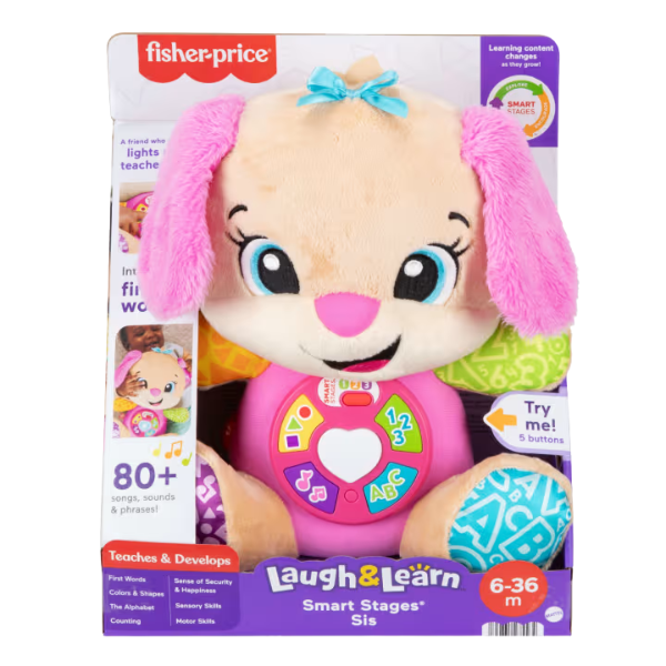 Fisher-Price Сестричка щенка Laugh & Learn Sis (рум.)