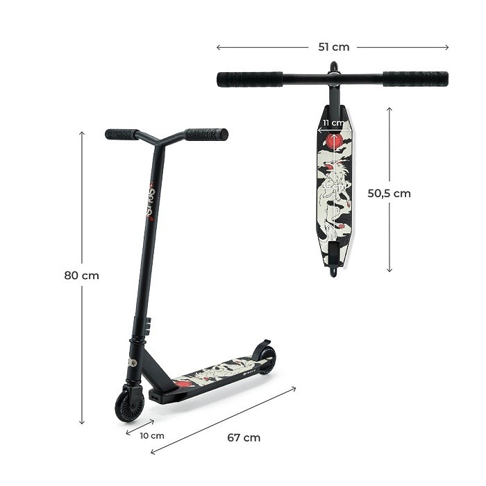 Самокат KinderKraft Solis Black (KRSOLI00BLK0000)