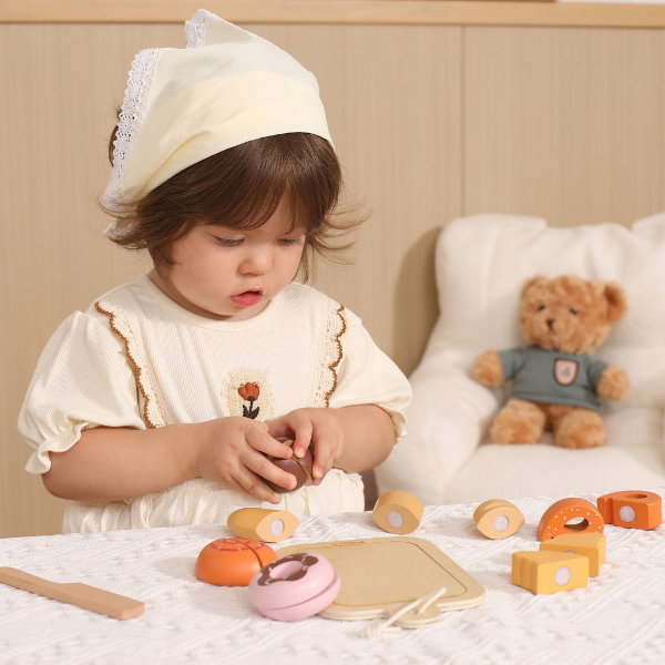 Деревянный игровой набор «Режем продукты»