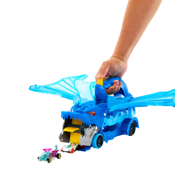 Hot Wheels Игровой набор «Двойной дракон-транспортёр»