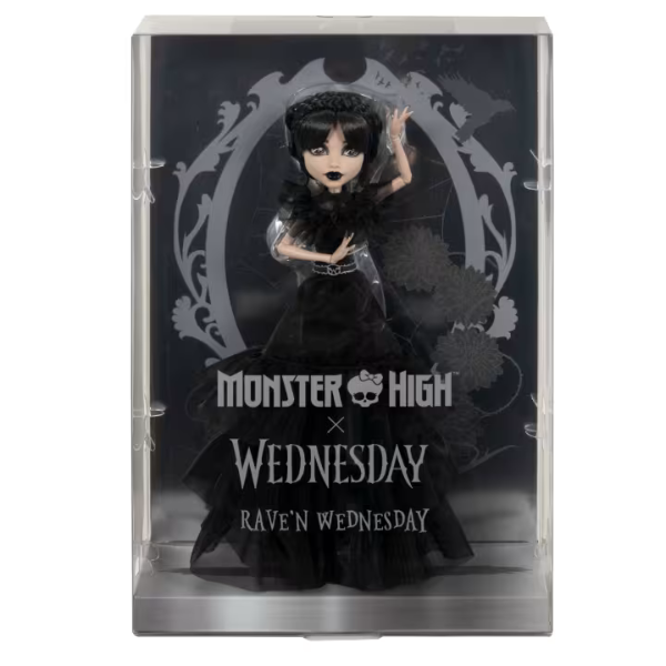 Игровой набор Monster High «Кукла Wednesday в платье», с аксессуарами