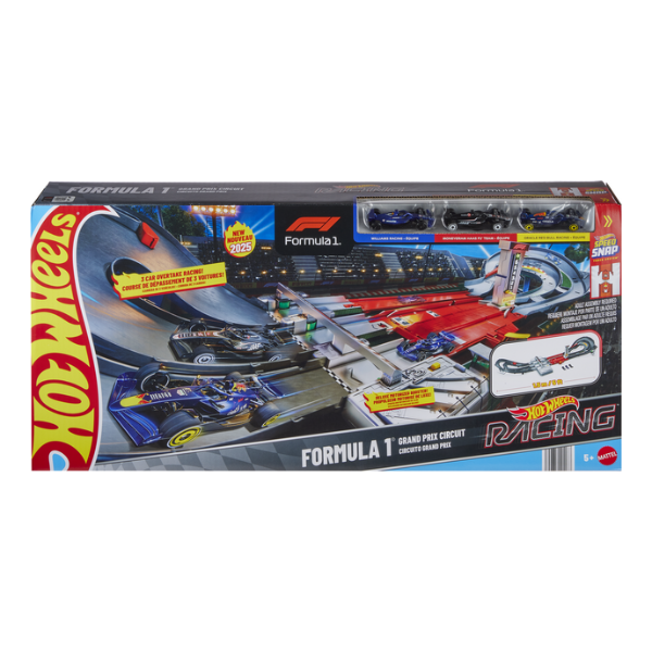 Hot Wheels Формула 1: Гран-при с трассой и 3 машинками 1:64