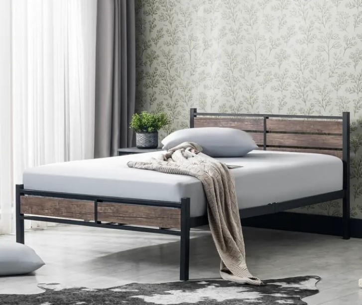 Кровать Evger K-300 160x200cm Black Wood