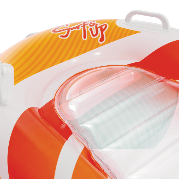 INTEX Надувной матрас-плот для плавания «Лови волну» 79х58 см с ручками, до 40 кг, 2 цвета