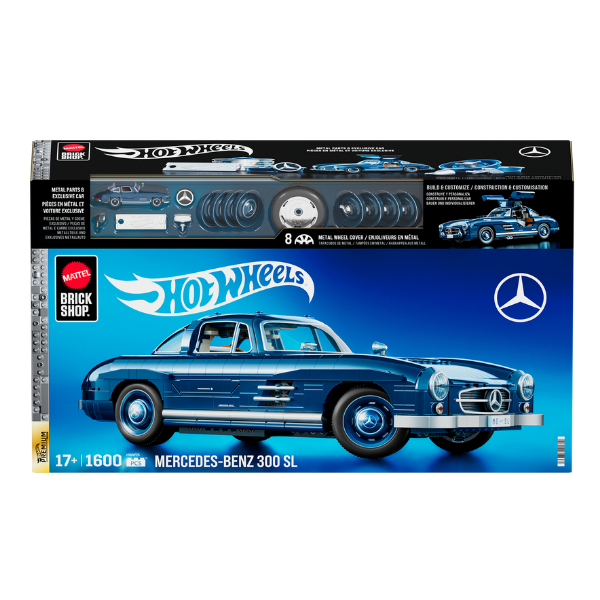 Конструктор Hot Wheels – Mercedes-Benz 300 SL, масштаб 1:12